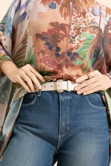 GAVAZZENI Jane Belt - Off White | Thumbnail 3