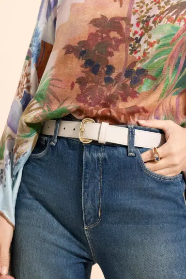 GAVAZZENI Jane Belt - Off White | Thumbnail 4