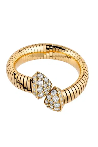 MATTIA CIELO Rugiada Diamond Tip Ring - Yellow Gold | Thumbnail 2