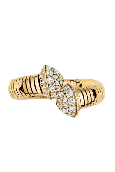 MATTIA CIELO Rugiada Diamond Tip Ring - Yellow Gold | Thumbnail 1