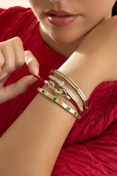 Marla Aaron The String Project Bracelet - Red Balloon | Thumbnail 2 Marla Aaron The String Project Bracelet - Red Balloon | Thumbnail 2
