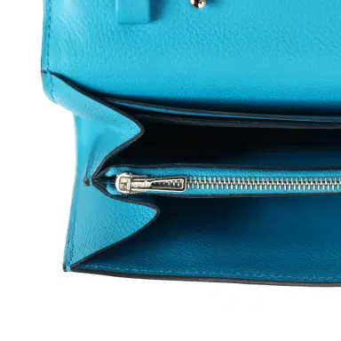 HERMÈS Hermes Constance Wallet To Go Bleu Frida Evercolor Palladium Hardware | Thumbnail 9
