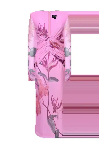 PatBo HONEY FLOWER TULLE MIDI DRESS | Thumbnail 3