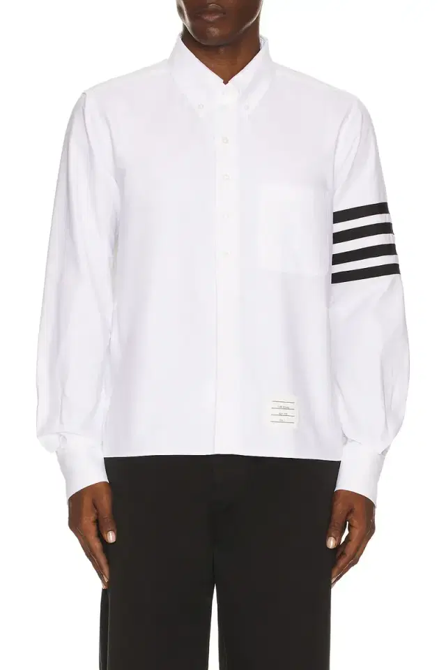 Thom Browne Straight Fit 4 Bar Oxford Shirt