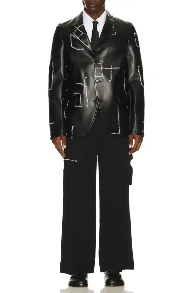 COMME des GARCONS BLACK Filip Pagowski Print Blazer | Thumbnail 3