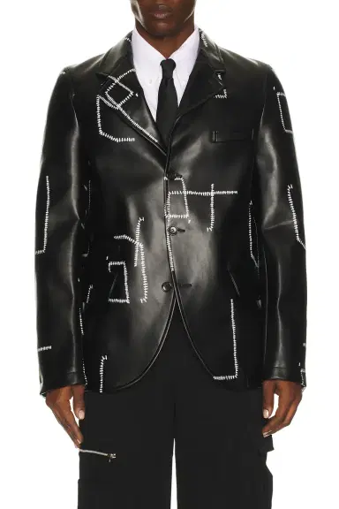 COMME des GARCONS BLACK Filip Pagowski Print Blazer | Thumbnail 1