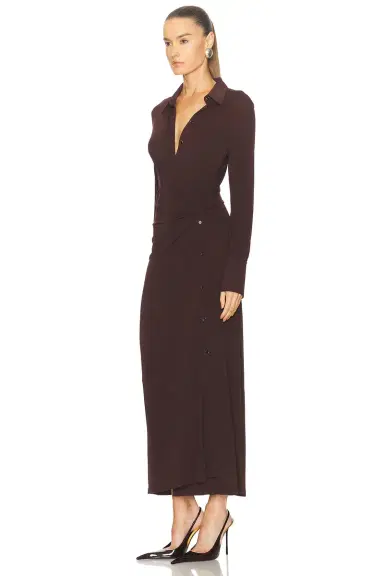 Helmut Lang Twisted Shirt Dress | Thumbnail 3 Helmut Lang Twisted Shirt Dress | Thumbnail 3