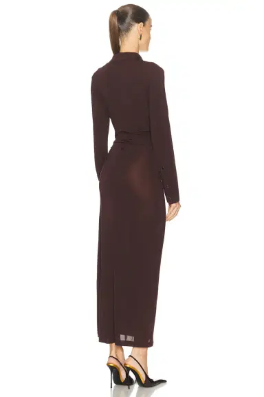 Helmut Lang Twisted Shirt Dress | Thumbnail 4 Helmut Lang Twisted Shirt Dress | Thumbnail 4