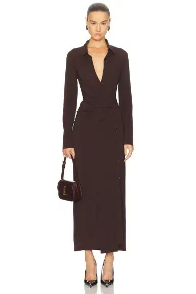 Helmut Lang Twisted Shirt Dress | Thumbnail 1 Helmut Lang Twisted Shirt Dress | Thumbnail 1