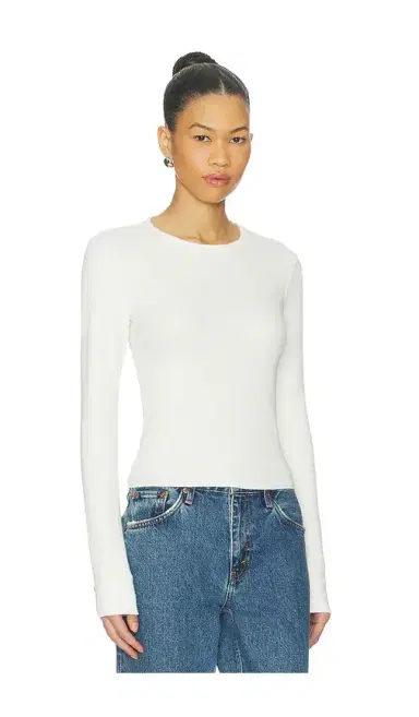 RE/DONE Baby Waffle Long Sleeve Top | Thumbnail 2 RE/DONE Baby Waffle Long Sleeve Top | Thumbnail 2
