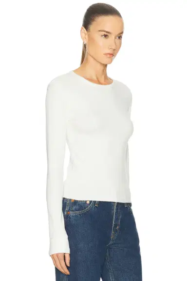 RE/DONE Baby Waffle Long Sleeve Top | Thumbnail 4 RE/DONE Baby Waffle Long Sleeve Top | Thumbnail 4
