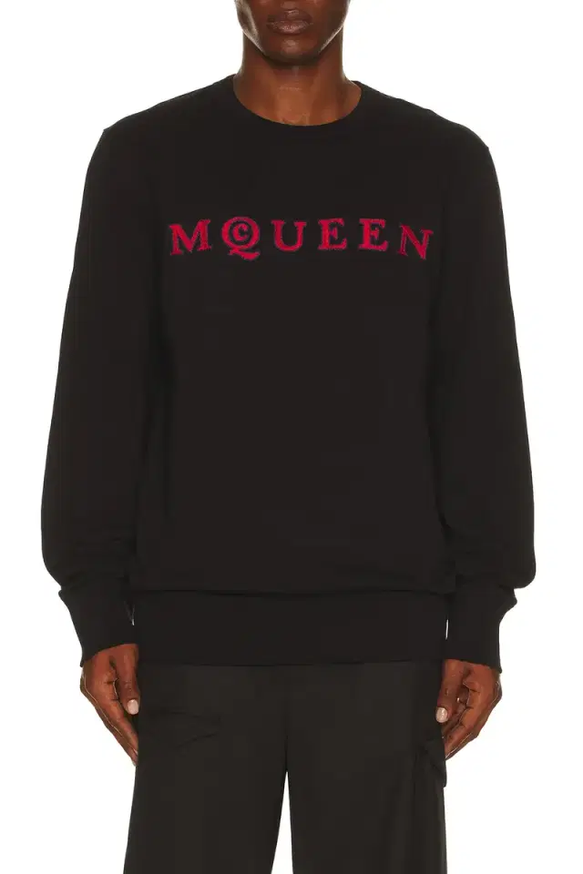 McQueen Embroidered Sweatshirt