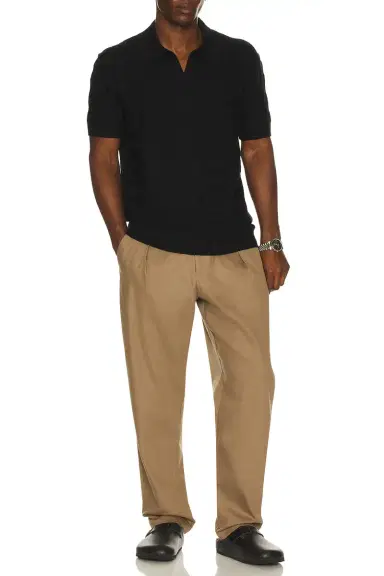Frescobol Carioca Rino Jacquard Knit Polo | Thumbnail 3