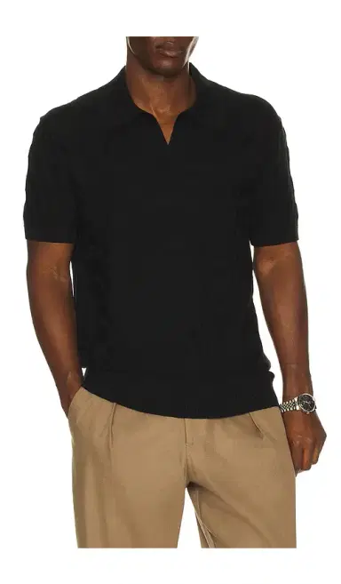 Frescobol Carioca Rino Jacquard Knit Polo | Thumbnail 5