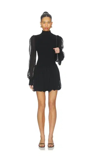 Frame Sheer Sleeve Dress | Thumbnail 1 Frame Sheer Sleeve Dress | Thumbnail 1