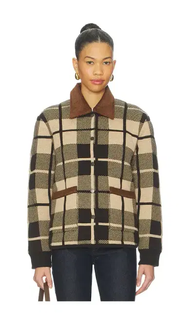 Guest In Residence Quilted Plaid Liner Jacket | Thumbnail 2