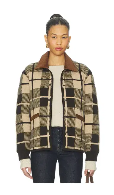 Guest In Residence Quilted Plaid Liner Jacket | Thumbnail 1