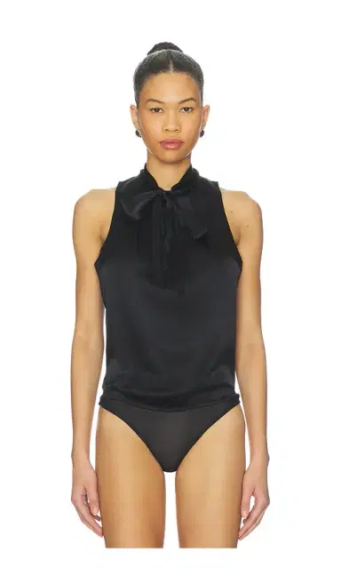 fleur du mal Silk Blouson Bodysuit | Thumbnail 2 fleur du mal Silk Blouson Bodysuit | Thumbnail 2