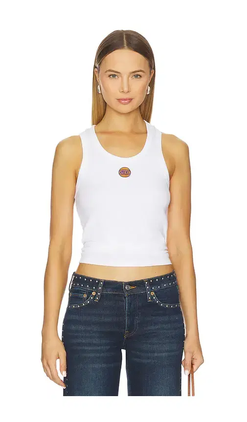 x REVOLVE Knicks Scoop Neck Rib Tank Top