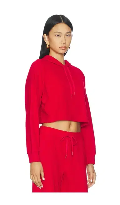 Beyond Yoga Breathe Easy Ribbed Cropped Hoodie | Thumbnail 2 Beyond Yoga Breathe Easy Ribbed Cropped Hoodie | Thumbnail 2