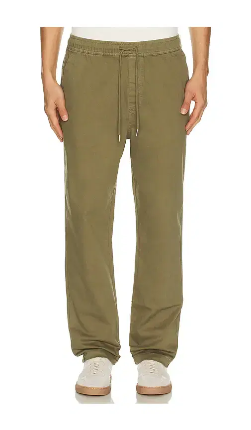 Woven Twill Relaxed Pant
