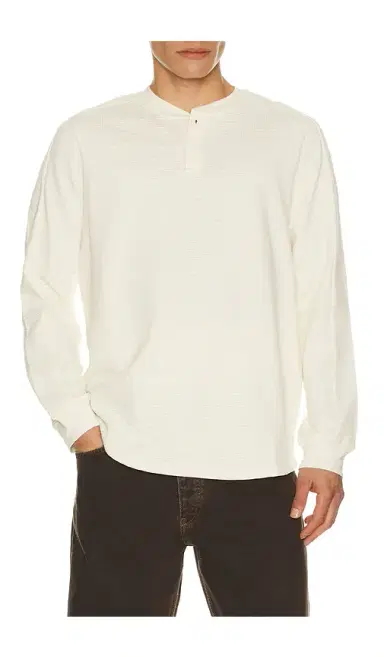 Barefoot Dreams Waffle Thermal Henley | Thumbnail 1