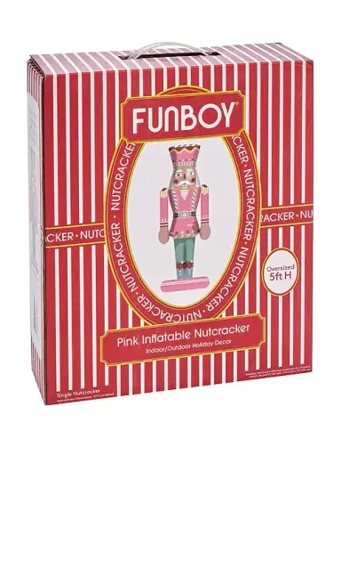 Funboy Large Pink Inflatable Nutcracker | Thumbnail 2 Funboy Large Pink Inflatable Nutcracker | Thumbnail 2
