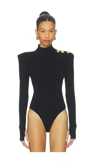 L'Agence Jennis Mockneck Knit Bodysuit | Thumbnail 2 L'Agence Jennis Mockneck Knit Bodysuit | Thumbnail 2