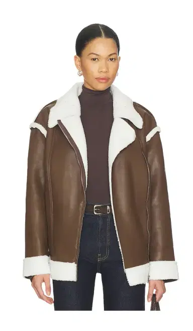 SNDYS London Oversized Biker Jacket | Thumbnail 1