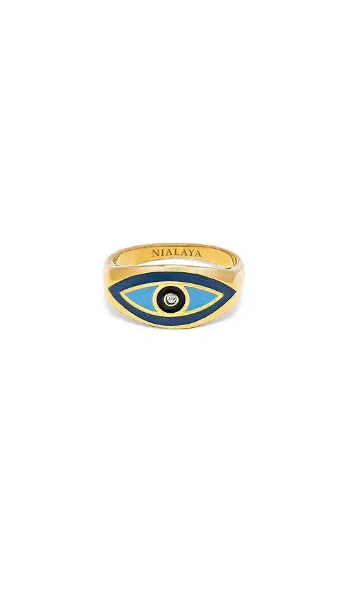 Nialaya Evil Eye Ring