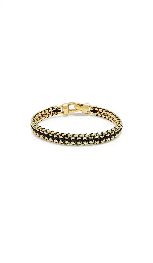 Woven 8Mm Box Chain Bracelet