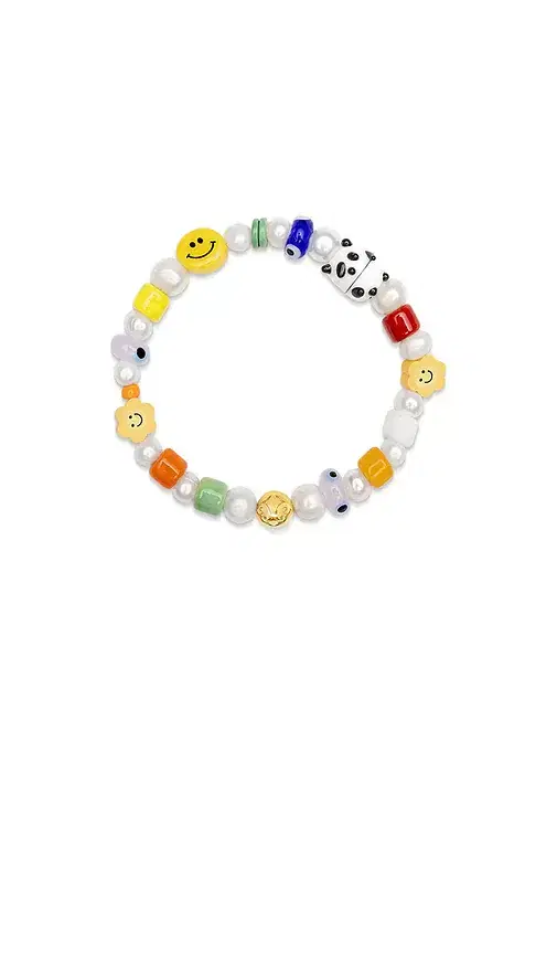 Nialaya Panda Pearl Bracelet