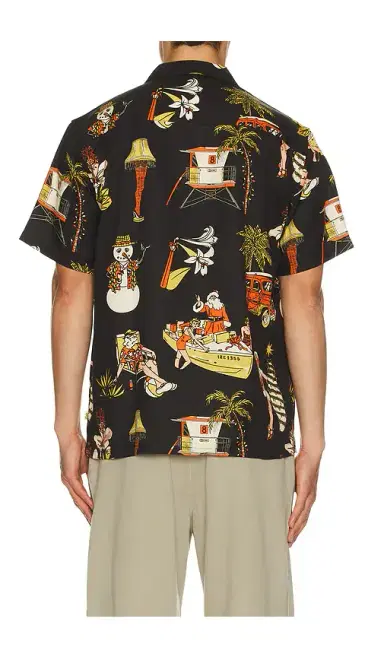 Duvin Design Holidays Button Up Shirt | Thumbnail 2