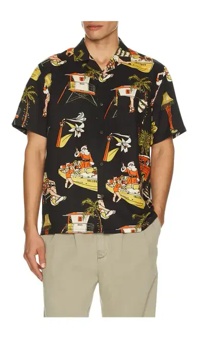 Duvin Design Holidays Button Up Shirt | Thumbnail 1