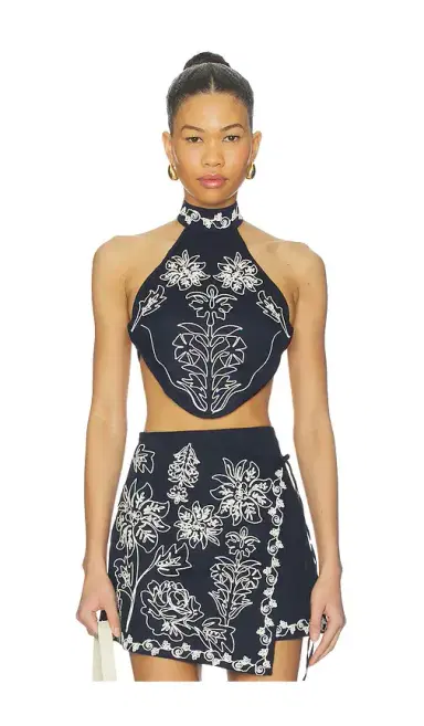 Agua Bendita Elay Crop Top | Thumbnail 1