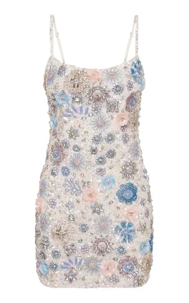 RACHEL GILBERT Francesca Beaded Tulle Mini Dress | Thumbnail 1 RACHEL GILBERT Francesca Beaded Tulle Mini Dress | Thumbnail 1
