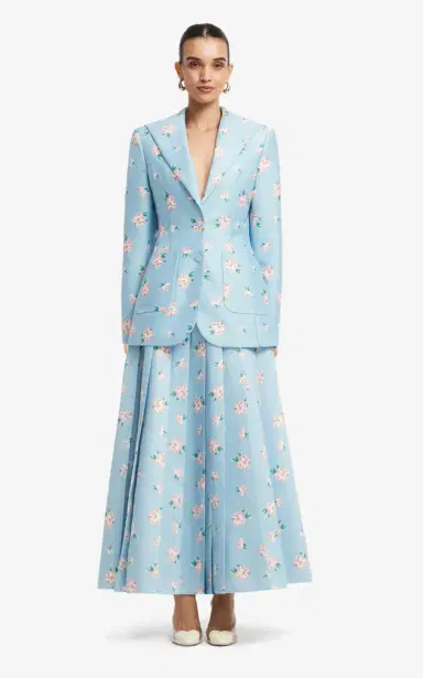 Leo Lin Brynn Floral-Print Blazer | Thumbnail 3