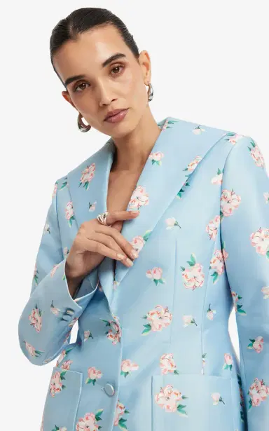 Leo Lin Brynn Floral-Print Blazer | Thumbnail 5