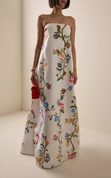 Leo Lin Phoebe Floral Gown | Thumbnail 2