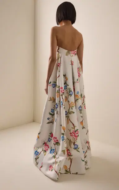 Leo Lin Phoebe Floral Gown | Thumbnail 4