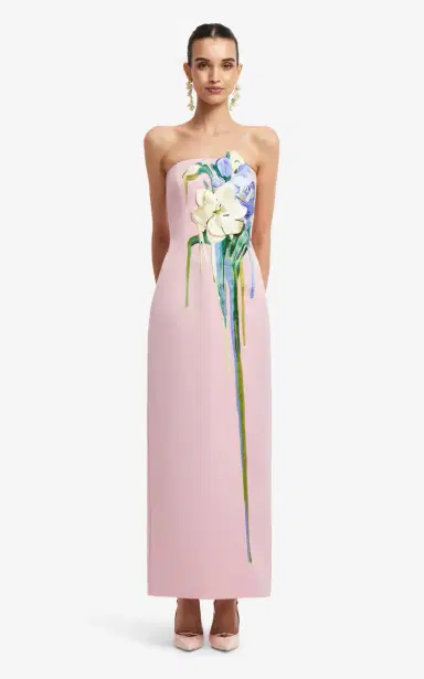 LEO LIN Rayna Floral-Embroidered Maxi Dress | Thumbnail 2