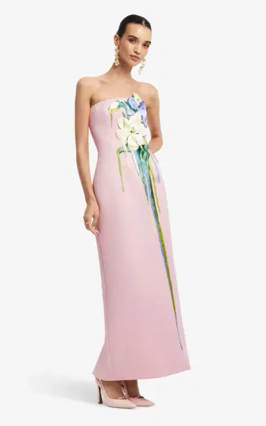 LEO LIN Rayna Floral-Embroidered Maxi Dress | Thumbnail 4
