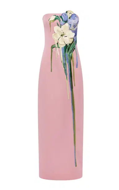 LEO LIN Rayna Floral-Embroidered Maxi Dress | Thumbnail 7