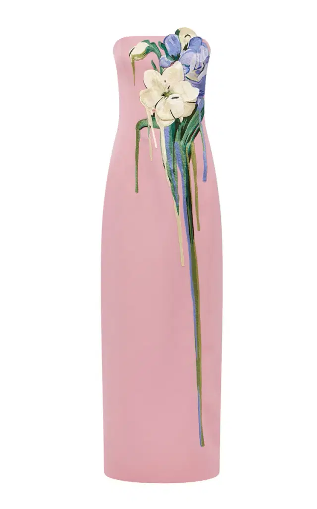 Rayna Floral-Embroidered Maxi Dress
