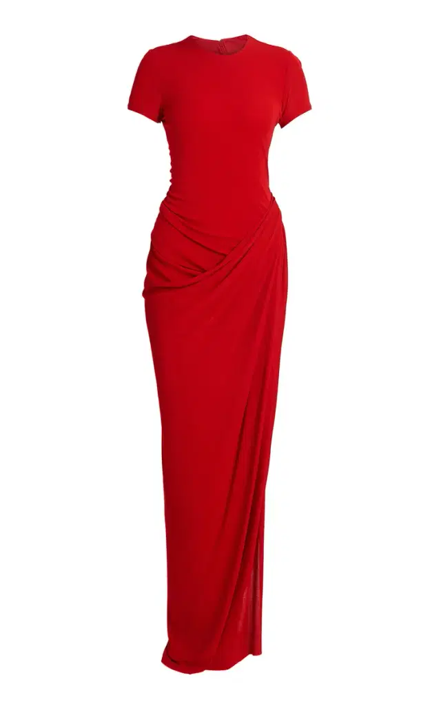 Crepe Jersey Maxi Dress