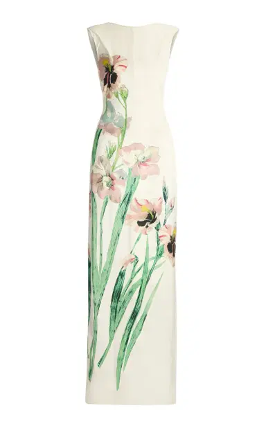 Erdem Floral Duchess Satin Gown | Thumbnail 2