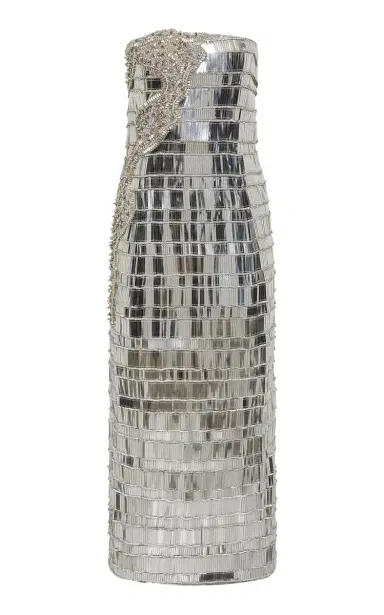 Rachel Gilbert Ariel Metallic Column Gown | Thumbnail 1