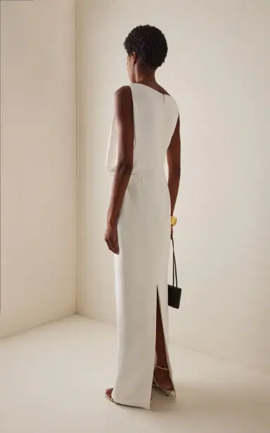 RACHEL GILBERT Claudia Structured Column Gown | Thumbnail 4 RACHEL GILBERT Claudia Structured Column Gown | Thumbnail 4