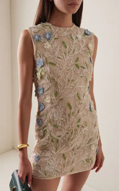 RACHEL GILBERT Mistral Embroidered Cotton Mini Dress | Thumbnail 3 RACHEL GILBERT Mistral Embroidered Cotton Mini Dress | Thumbnail 3