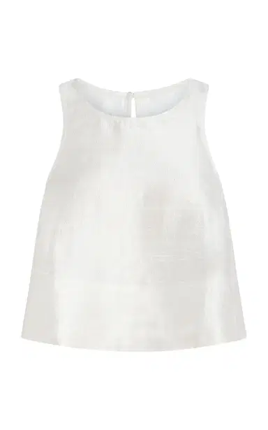 Coniglio Palm Beach Shift Sleeveless Silk Tank Top | Thumbnail 2